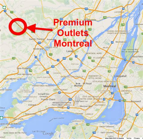 how to get to premium outlets montreal